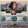 5 piece modern art framed print League Of Legends Irelia home decor-1200 (2)