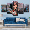 5 piece modern art framed print League Of Legends Irelia home decor-1200 (3)