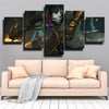 5 piece modern art framed print League Of Legends Jhin wall decor-1200 (3)