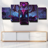 5 piece modern art framed print League Of Legends Karma wall picture-1200 (2)