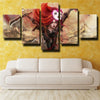 5 piece modern art framed print League Of Legends Katarina home decor-1200 (1)