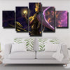 5 piece modern art framed print League Of Legends LeBlanc wall decor-1200 (3)