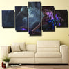 5 piece modern art framed print League Of Legends Lux wall decor-1200 (3)