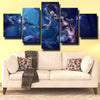 5 piece modern art framed print League Of Legends Nami wall decor-1200 (2)