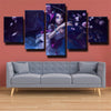 5 piece modern art framed print League Of Legends Nami wall picture-1200 (2)