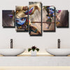 5 piece modern art framed print League of Legends Poppy home decor-1200 (3)