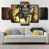 5 piece modern art framed print League of Legends Poppy wall decor-1200 (2)