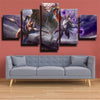 5 piece modern art framed print League of Legends Shyvana wall picture-1200 (2)