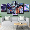5 piece modern art framed print League of Legends Sivir decor picture-1200 (3)
