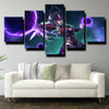 5 piece modern art framed print League of Legends Syndra wall decor-1200 (2)
