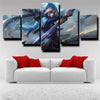 5 piece modern art framed print League of Legends Talon home decor-1200 (2)