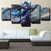 5 piece modern art framed print League of Legends Talon home decor-1200 (3)