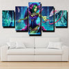 5 piece modern art framed print League of Legends Zyra decor picture-1200 (3)