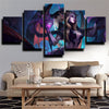 5 piece modern art framed print League of Legends Zyra wall picture-1200 (1)