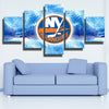 5 piece modern art framed print NY Islanders Ice hockey wall decor-1201 (2)