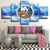 5 piece modern art framed print NY Islanders Ice hockey wall decor-1201 (4)