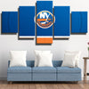 5 piece modern art framed print NY Islanders new LOGO  home decor-1201 (4)