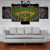 5 piece modern art framed print NY Yankees Home live room decor-1201 (2)