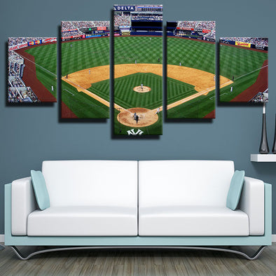 5 piece modern art framed print NY Yankees The Yankee Stadium live room decor-1201 (1)
