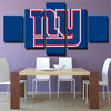 5 piece modern art framed print NY Yankees blue LOGO wall picture-1201 (2)