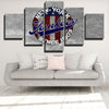 5 piece modern art framed print NY Yankees team LOGO home decor-1201 (3)