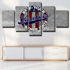 5 piece modern art framed print NY Yankees team LOGO home decor-1201 (4)