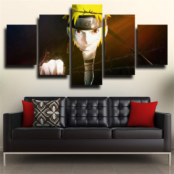 5 piece modern art framed print Naruto Naruto Uzumaki home decor-1804 (1)
