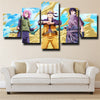 5 piece modern art framed print Naruto team 8 members wall decor-1706 (3)