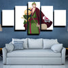 5 piece modern art framed print One Piece Roronoa Zoro home decor-1200 (2)