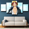 5 piece modern art framed print One Piece Shanks live room decor-1200 (3)