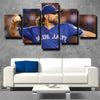 5 piece modern art framed print The Jays R.A. Dickey wall picture-1230 (2)