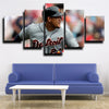 5 piece modern art framed print The Tiges Miguel Cabrera wall picture-1225 (2)