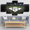 5 piece modern art framed print White Sox Stadium home decor -1227 (3)