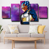 5 piece modern art framed print dragon ball Vegeta purple home decor-2020 (3)