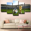 5 piece modern art framed print soccer live room decor-1608 (1)