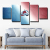 5 piece modern art framed prints Avs Blue-red gradient live room decor-1218 (3)