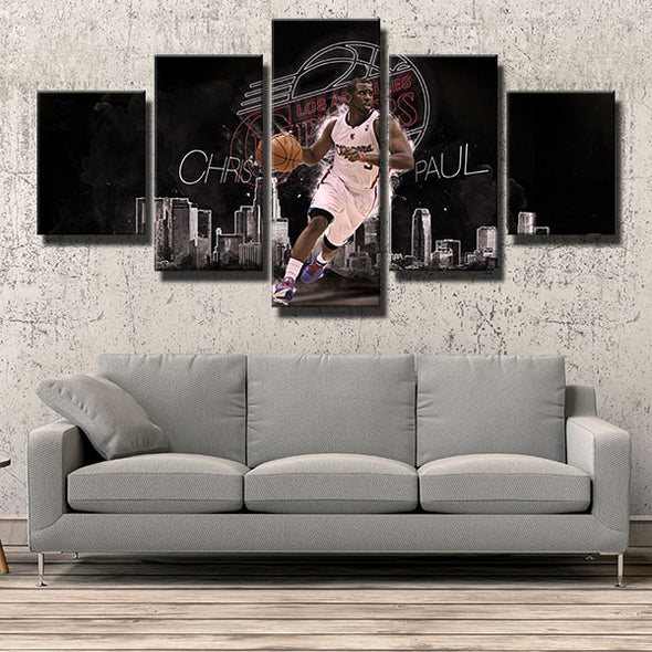 5 piece modern art framed prints Clippers City Paul home decor-1238 (3)