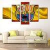 5 piece modern art framed prints FC Barcelona logo wall decor-1124 (2)