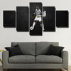 5 piece modern art framed prints JUV black Pogba live room decor -1311 (3)