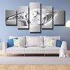 5 piece modern art framed prints Smashville white 3d live room decor-1215 (4)