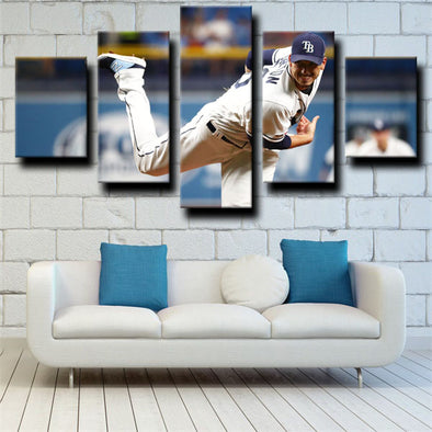 5 piece modern art framed prints The Rays Ground Chuck wall picture-1229 (1)