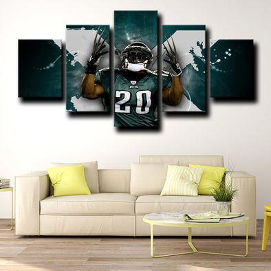 5 piece panel wall art framed prints Eagles Dawkins decor picture-1205 (1)