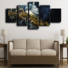 5 piece panel wall art warriors Curry live room decor-1204 (3)