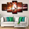 5 piece picture canvas Houston Rockets Howard home decor-1223 (2)