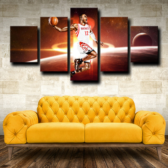 5 piece picture canvas Houston Rockets Howard home decor-1223 (4)