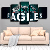 5 piece picture canvas art prints Eagles Logo wall decor-1206 (3)