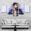 5 piece picture canvas art prints FC Barcelona messi home decor-1213 (1)