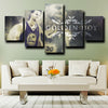 5 piece picture canvas art prints Warriors Stephen Curry home decor-1237 (2)