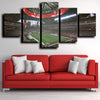 5 piece picture canvas prints Atlanta Falcons Rugby Field home decor-1220 (3)