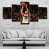 5 piece picture canvas warriors Curry home decor-1227 (4)